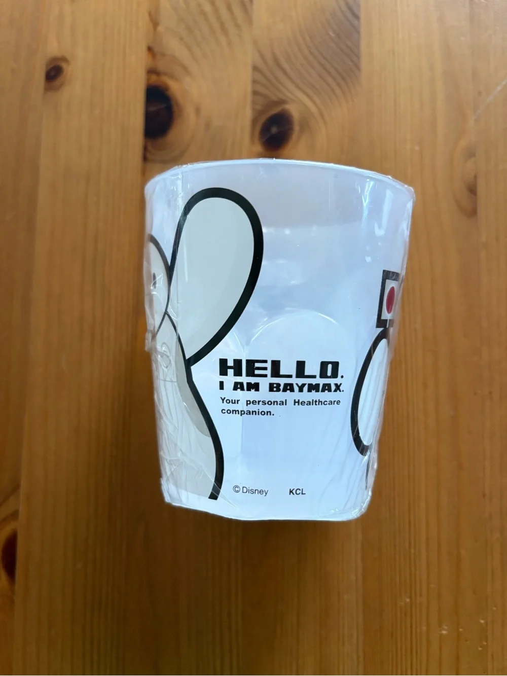 NWT Disney Baymax plastic cup